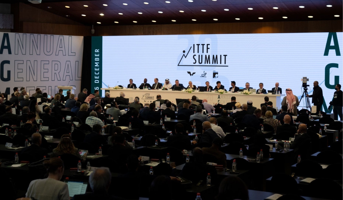 2025 ITTF Worlds will be hosted in Doha.